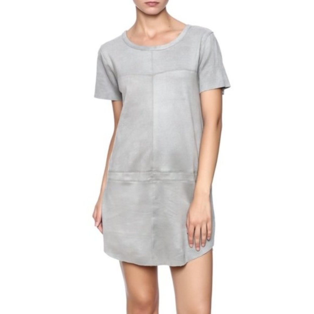 Olivaceous Light Gray Mini Dress